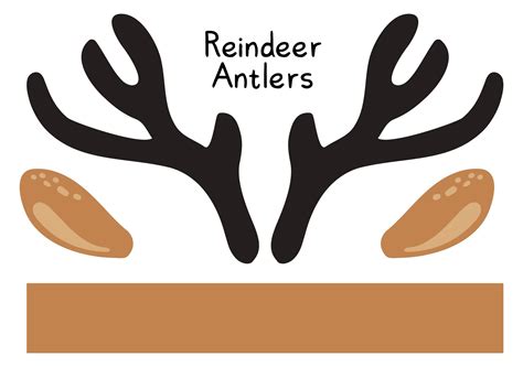 reindeer ears for car|reindeer ears printable.